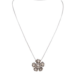 Collier Pendentif en or jaune, argent et diamants - Castafiore