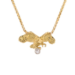 Collier Pendentif en or jaune et diamant - Castafiore