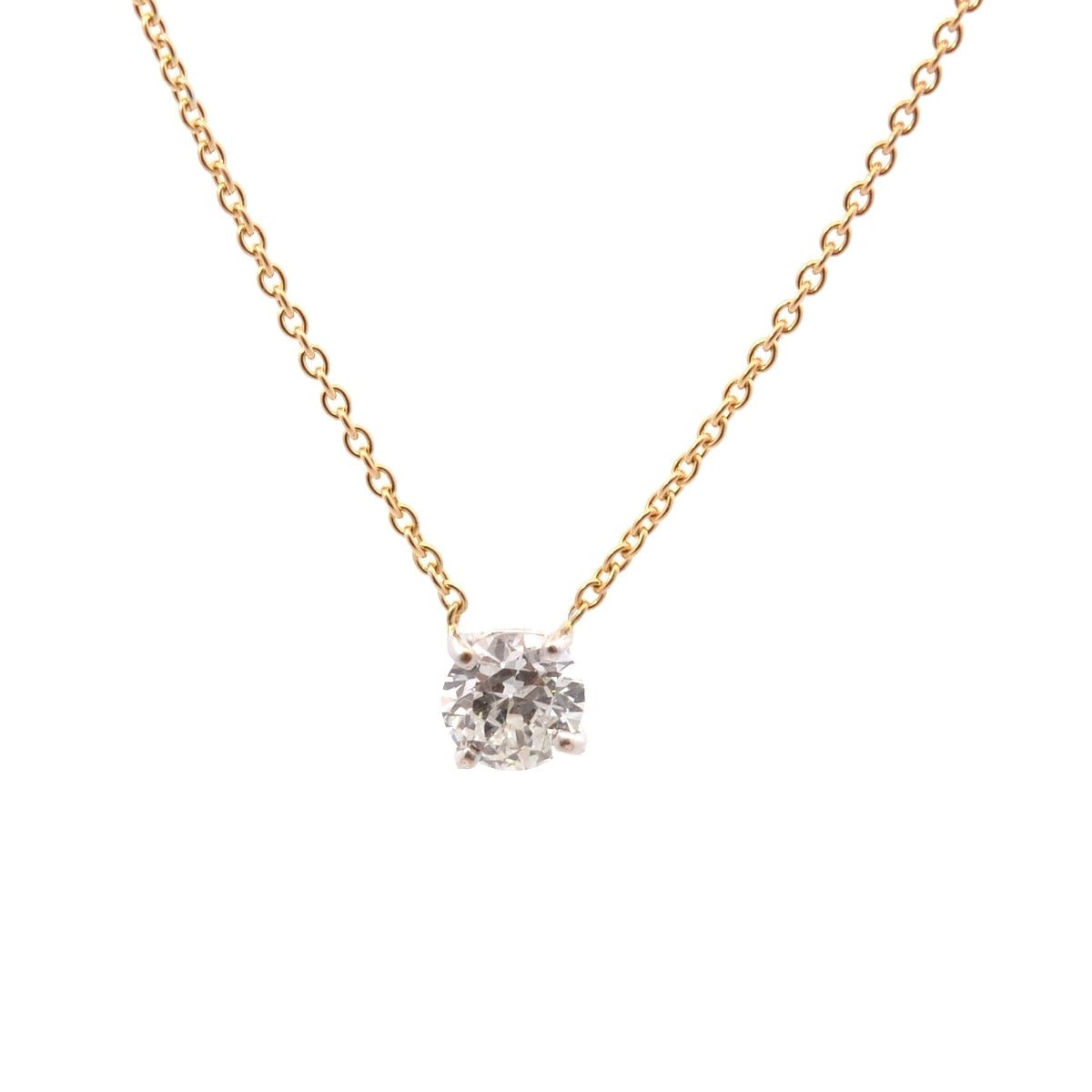 Collier Pendentif en or jaune et diamant - Castafiore
