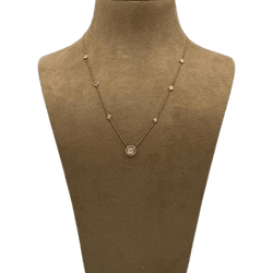 Collier Pendentif en or jaune et diamants - Castafiore