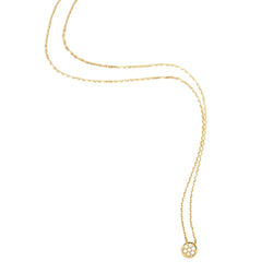 Collier Pendentif en or jaune et diamants - Castafiore