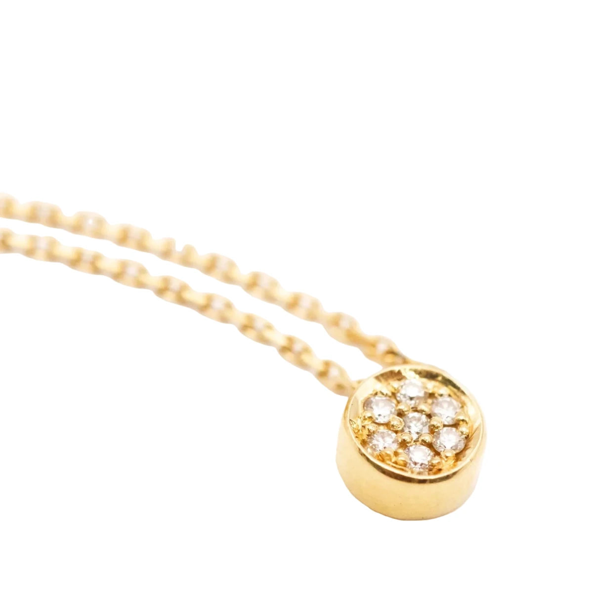 Collier Pendentif en or jaune et diamants - Castafiore