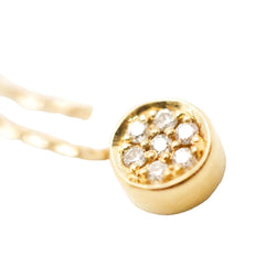 Collier Pendentif en or jaune et diamants - Castafiore