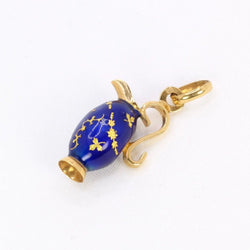 Collier Pendentif en or jaune et émail - Castafiore