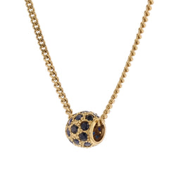 Collier Pendentif en or jaune et saphirs - Castafiore