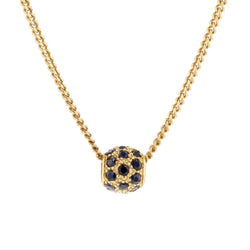 Collier Pendentif en or jaune et saphirs - Castafiore