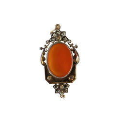 Collier Pendentif en or jaune, or rose, perles et diamants - Castafiore