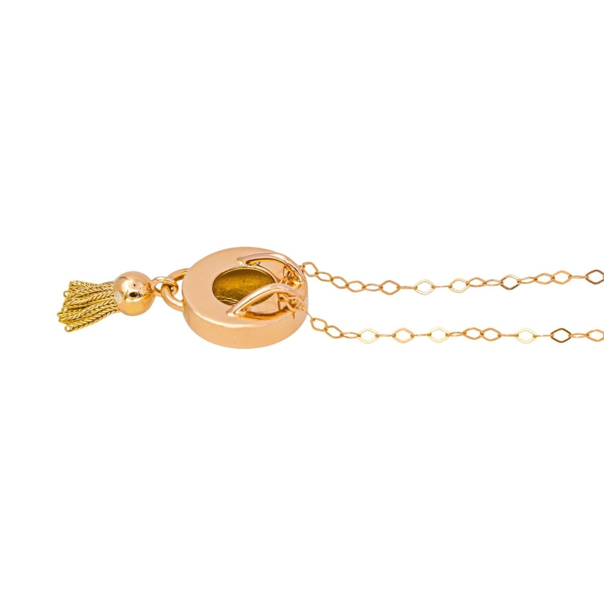 Collier Pendentif en or rose et diamant - Castafiore