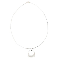 Collier Pendentif FRED "Success" en or blanc et diamants - Castafiore