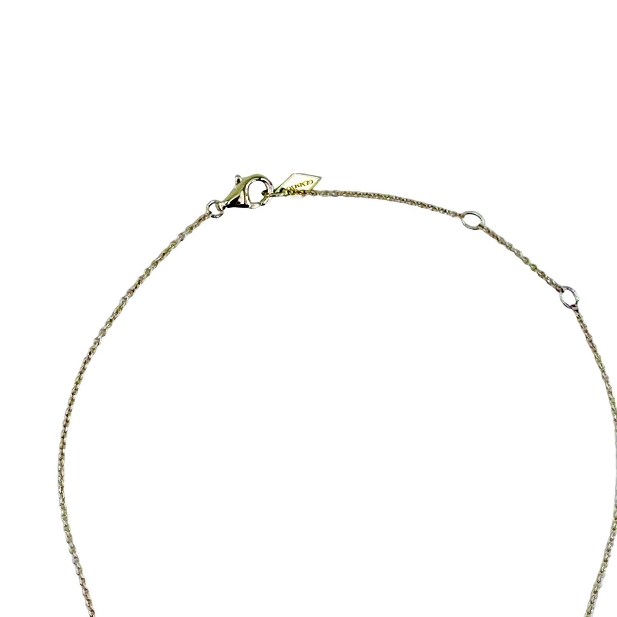 Collier Pendentif GEMMYO "Lefkos Camaïeux" en or jaune, tourmaline et diamants - Castafiore