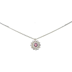 Collier Pendentif GEMMYO "Lefkos Camaïeux" en or jaune, tourmaline et diamants - Castafiore