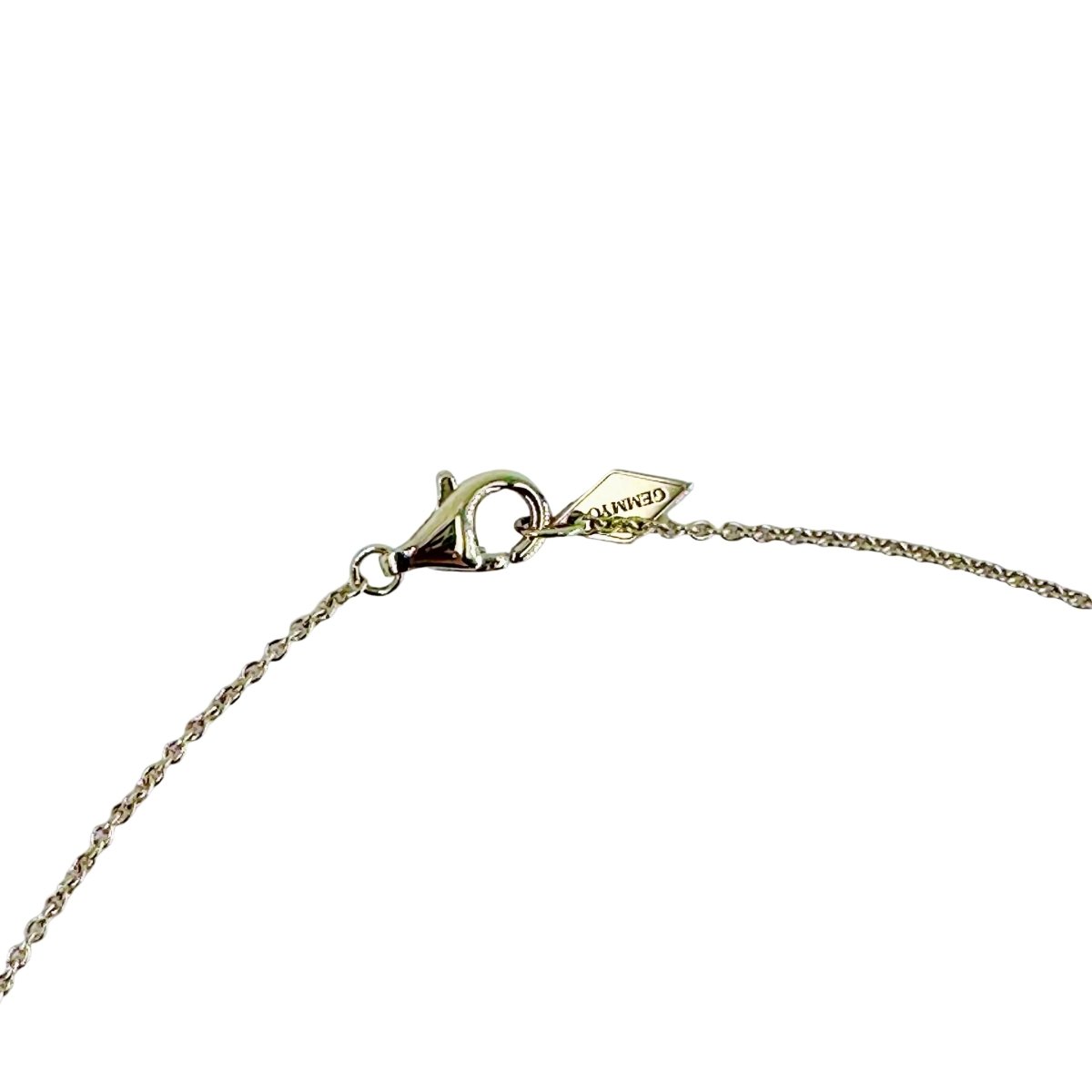 Collier Pendentif GEMMYO "Lefkos Camaïeux" en or jaune, tourmaline et diamants - Castafiore