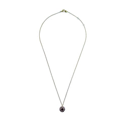 Collier Pendentif GEMMYO "Lefkos Camaïeux" en or jaune, tourmaline et diamants - Castafiore