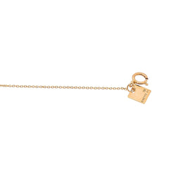 Collier Pendentif GINETTE NY "20" en or rose et diamants - Castafiore
