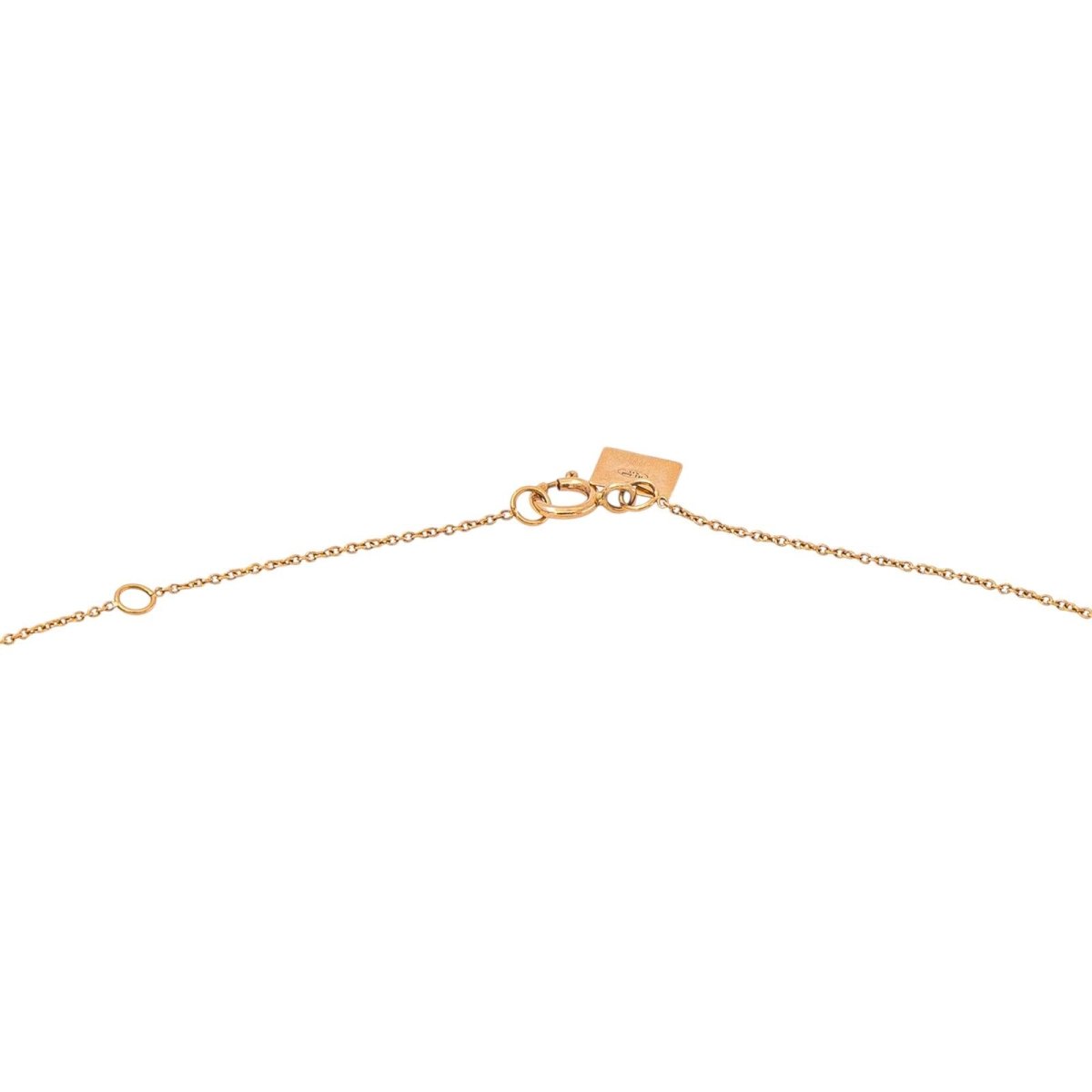 Collier Pendentif GINETTE NY "20" en or rose et diamants - Castafiore