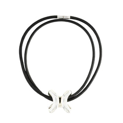 Collier Pendentif HERMÈS "Lima" en argent - Castafiore