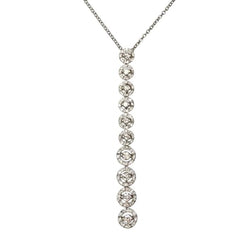 Collier Pendentif LÉO PIZZO en or blanc et diamants - Castafiore