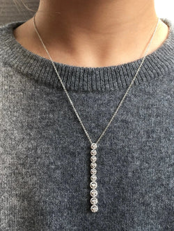 Collier Pendentif LÉO PIZZO en or blanc et diamants - Castafiore