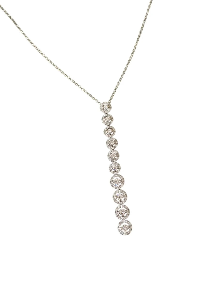 Collier Pendentif LÉO PIZZO en or blanc et diamants - Castafiore