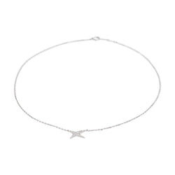 Collier Pendentif MAUBOUSSIN "French Valentine" en or blanc et diamants - Castafiore