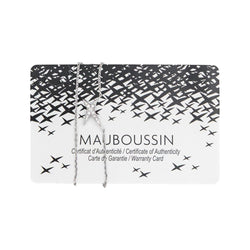 Collier Pendentif MAUBOUSSIN "French Valentine" en or blanc et diamants - Castafiore