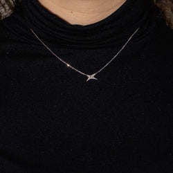 Collier Pendentif MAUBOUSSIN "French Valentine" en or blanc et diamants - Castafiore