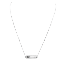 Collier Pendentif MESSIKA "Baby Move " en or blanc et diamants - Castafiore