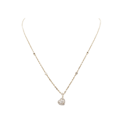 Collier Pendentif MESSIKA "Joy Heart" en or rose et diamants - Castafiore