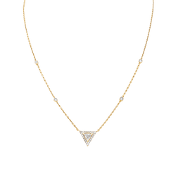 Collier Pendentif MESSIKA "Théa" en or rose et diamants - Castafiore