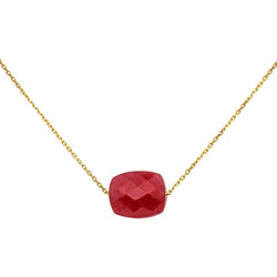 Collier Pendentif MORGANNE BELLO "Friandise" en or jaune et quartz - Castafiore