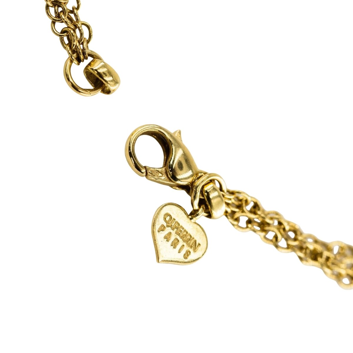 Collier Pendentif O.J. PERRIN "Coeur Légendes" en or jaune - Castafiore