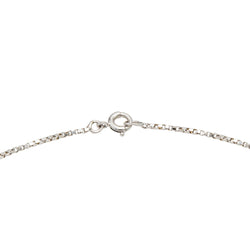 Collier Pendentif Or Blanc Emeraude - Castafiore