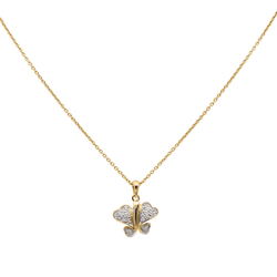 Collier Pendentif Or jaune Diamant - Castafiore