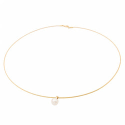 Collier Pendentif Or jaune Perle - Castafiore
