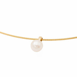 Collier Pendentif Or jaune Perle - Castafiore