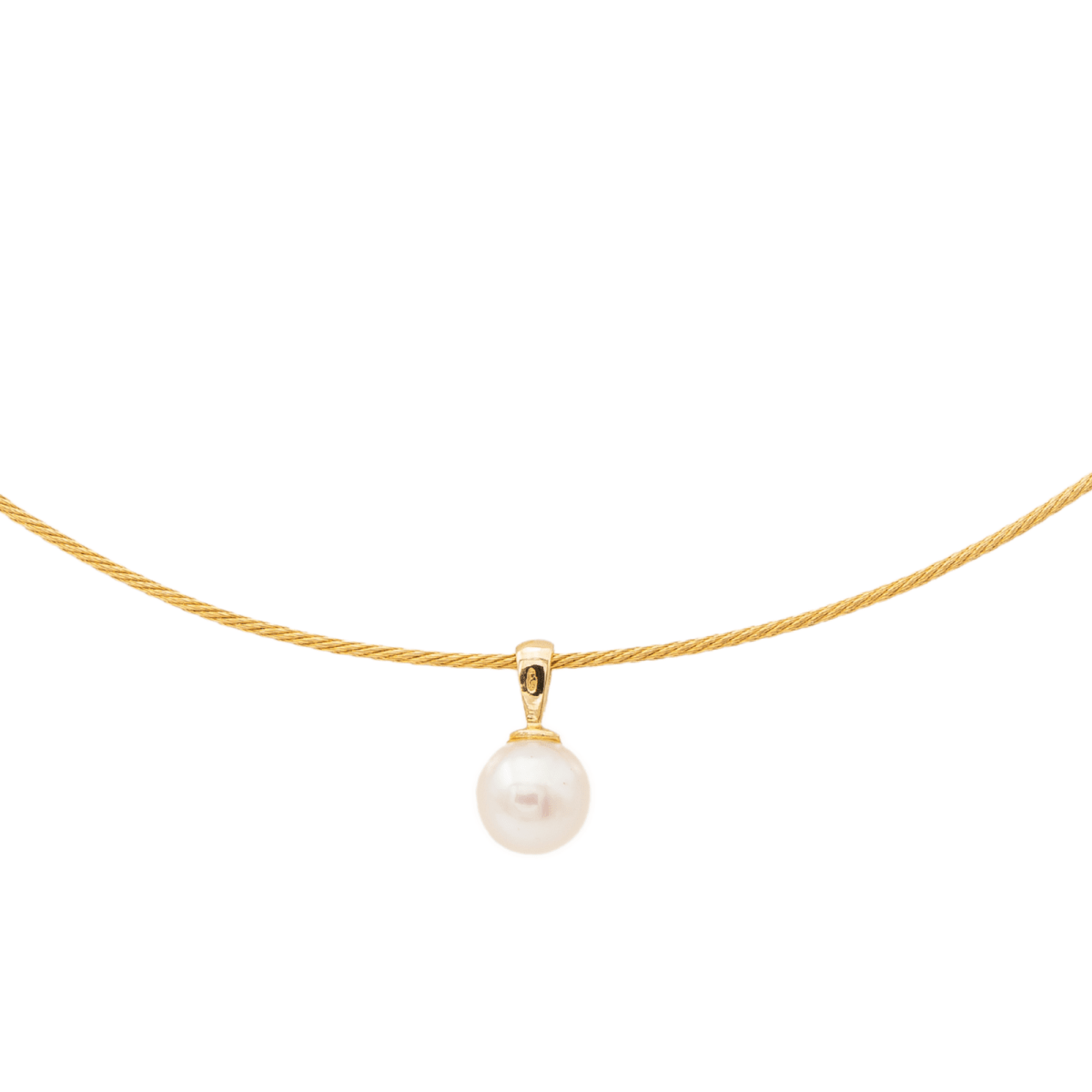 Collier Pendentif Or jaune Perle - Castafiore