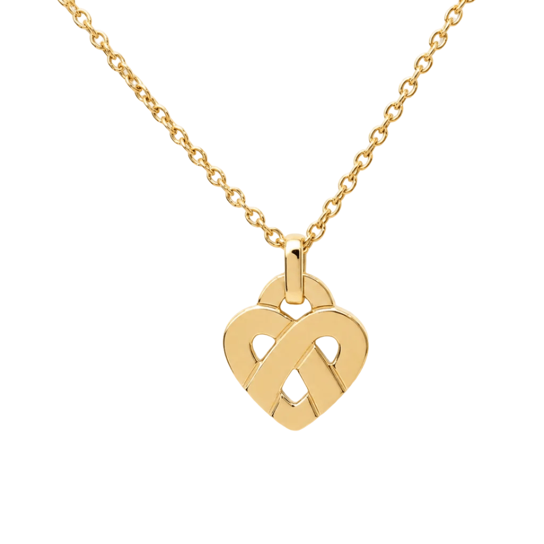 Collier Pendentif POIRAY "Entrelacé" PM en or jaune - Castafiore
