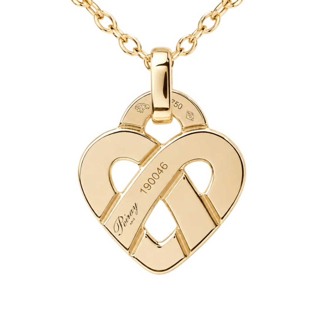 Collier Pendentif POIRAY "Entrelacé" PM en or jaune - Castafiore