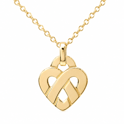 Collier Pendentif POIRAY "Entrelacé" PM en or jaune - Castafiore