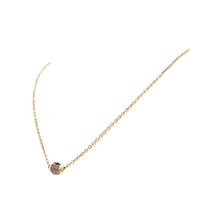 Collier Pendentif POMELLATO "M'ama non M'ama" en or rose, pierre de lune, argent et saphirs - Castafiore