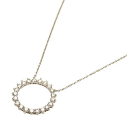Collier Pendentif TIFFANY & CO. "Open Circle" en platine et diamants - Castafiore
