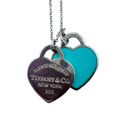 Collier Pendentif TIFFANY & CO. "Return to Tiffany" en argent et émail - Castafiore