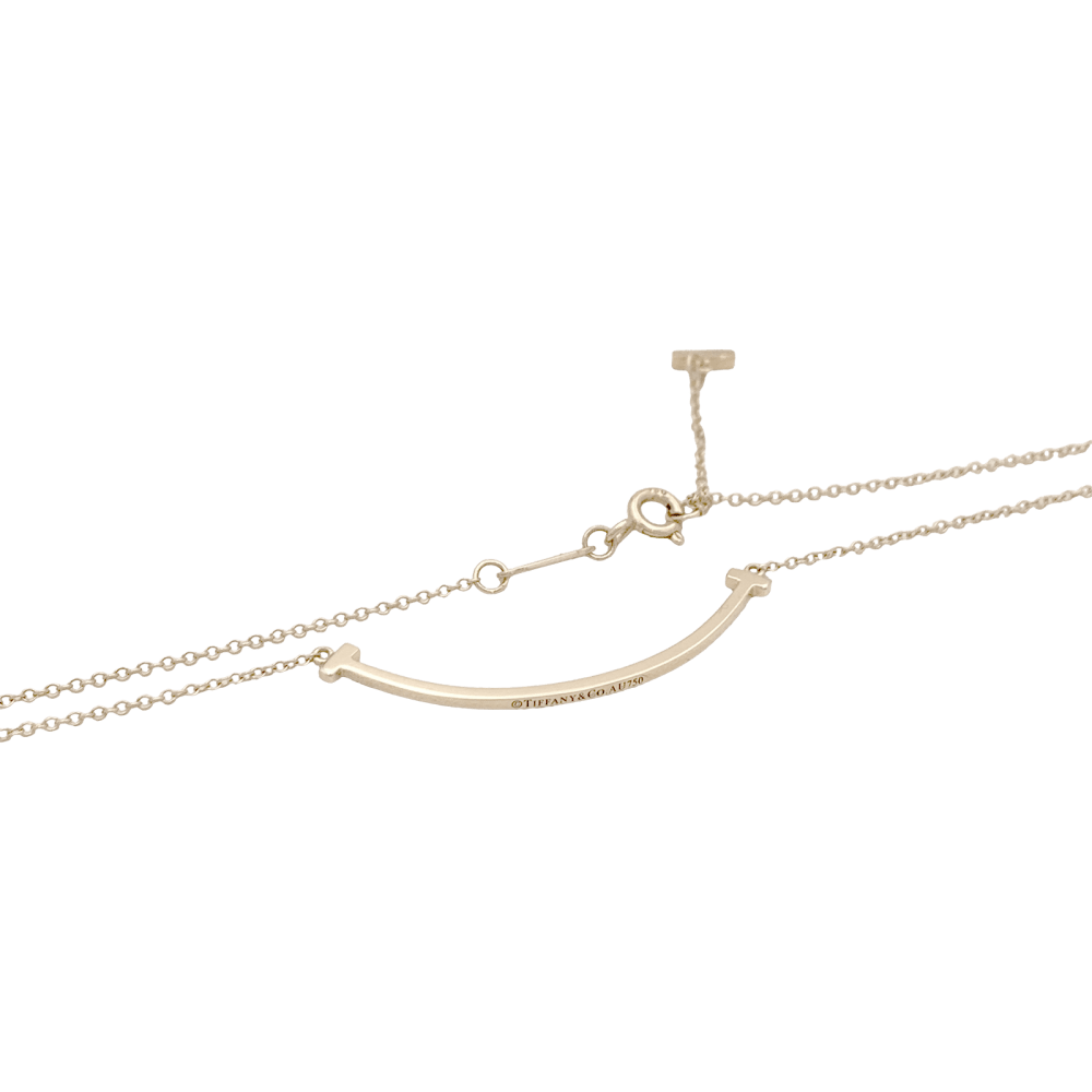 Collier Pendentif TIFFANY & CO. "Tiffany T Smile" en or jaune - Castafiore