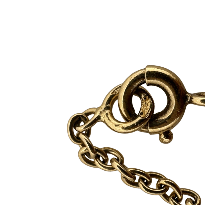 Collier Pendentif VAN CLEEF & ARPELS en or jaune, onyx et diamants - Castafiore