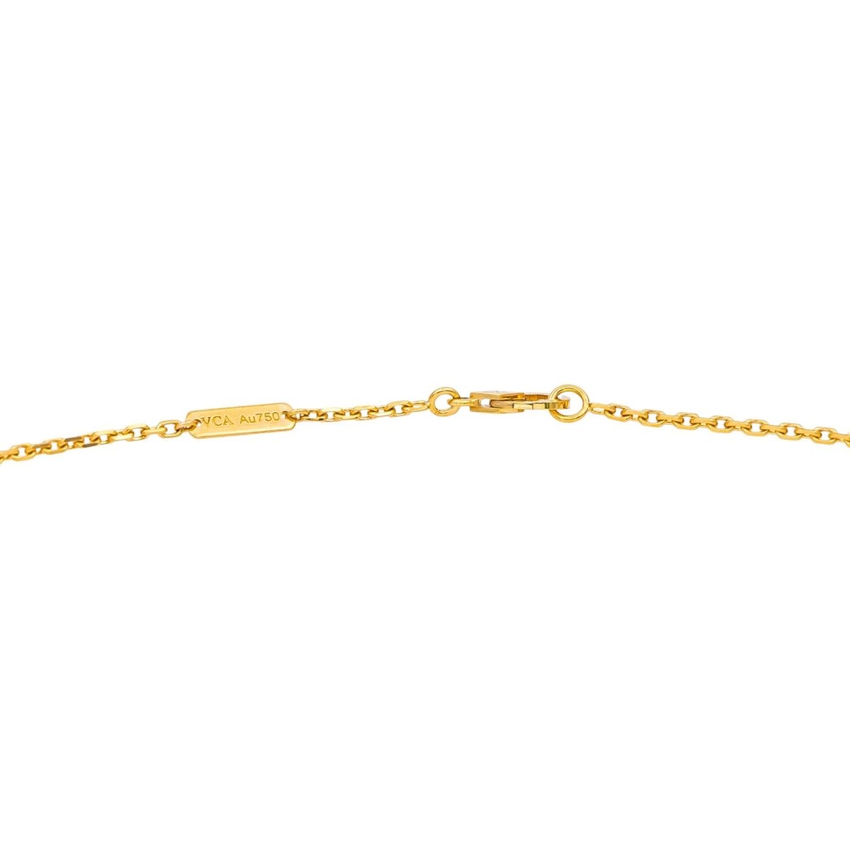 Collier Pendentif VAN CLEEF & ARPELS "Zodiaque Arietis" en or jaune - Castafiore