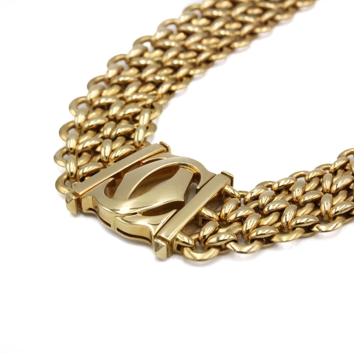 Collier Pénélope Double C Or jaune - CARTIER - Castafiore