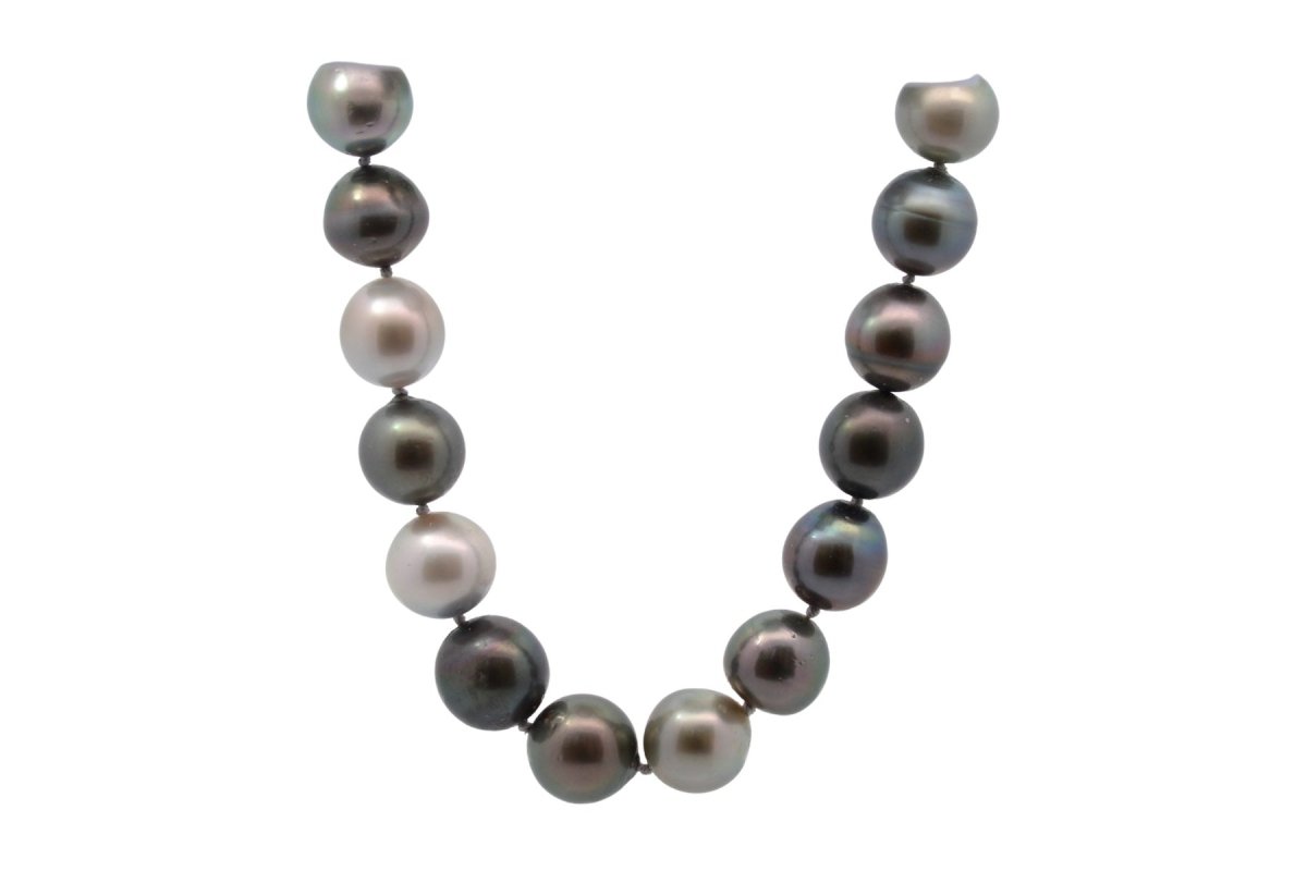 Collier perles de culture de Tahiti en perles - Castafiore