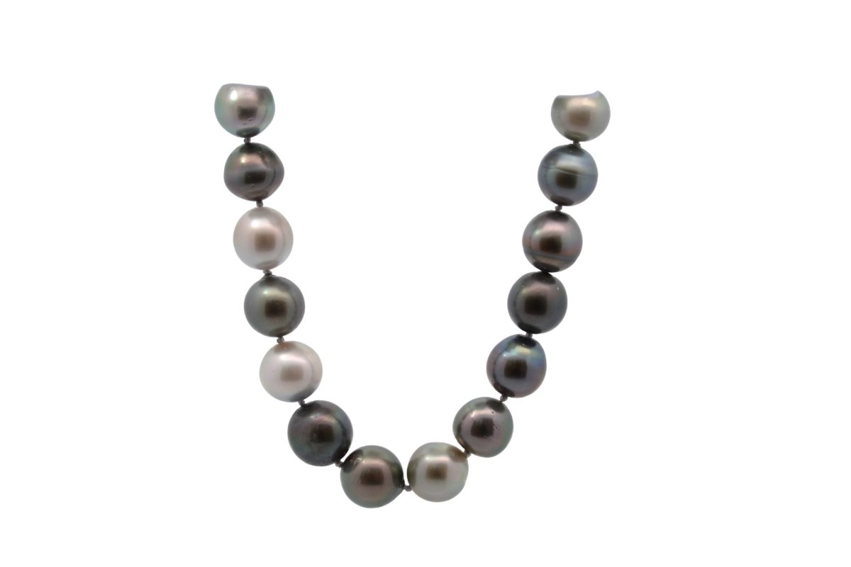 Collier perles de culture de Tahiti en perles - Castafiore