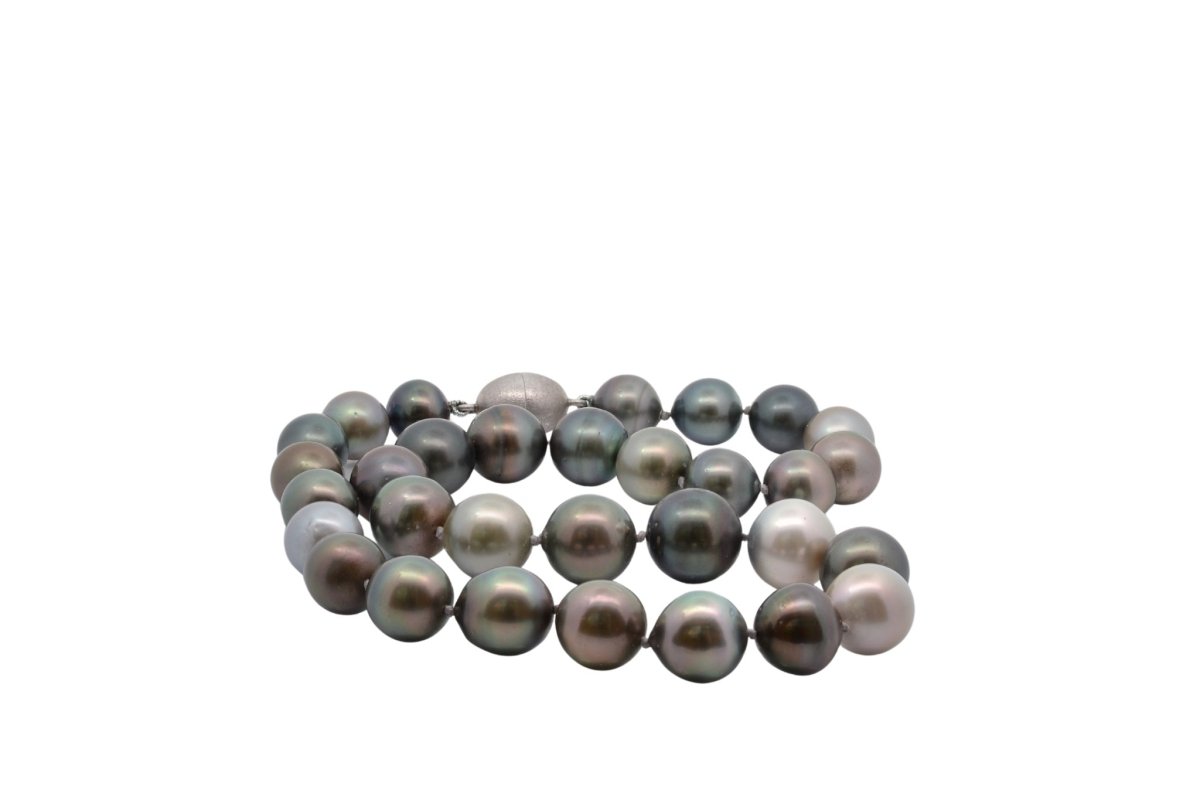 Collier perles de culture de Tahiti en perles - Castafiore