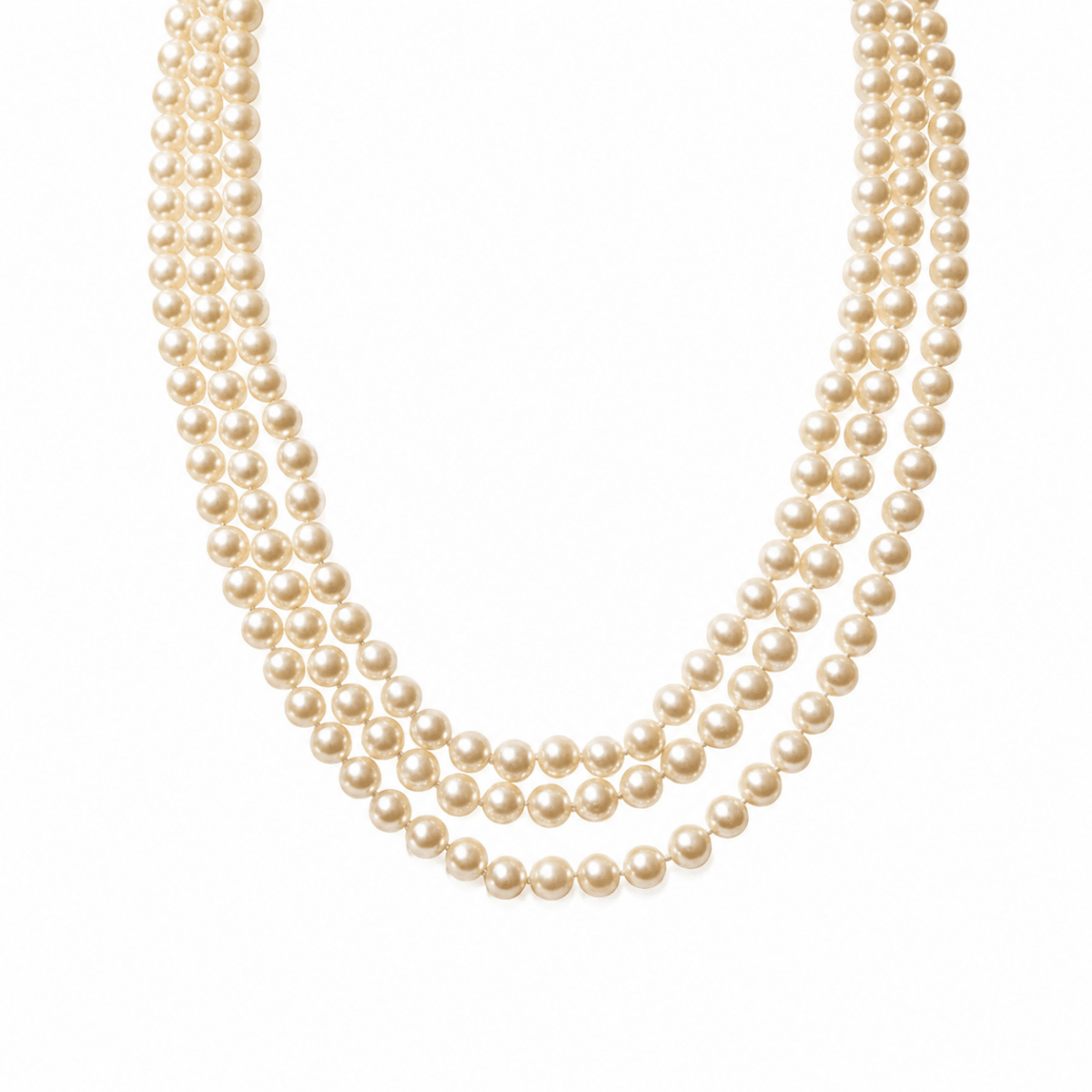 Collier Perles en or blanc et diamants - Castafiore